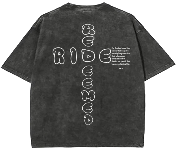 Ride Redeemed Cross Design